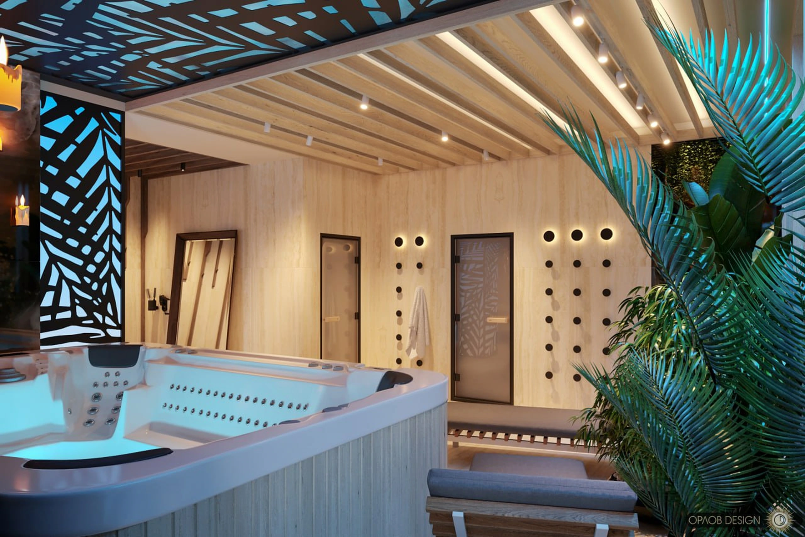 SPA-пространство с подсветкой · ракурс 05