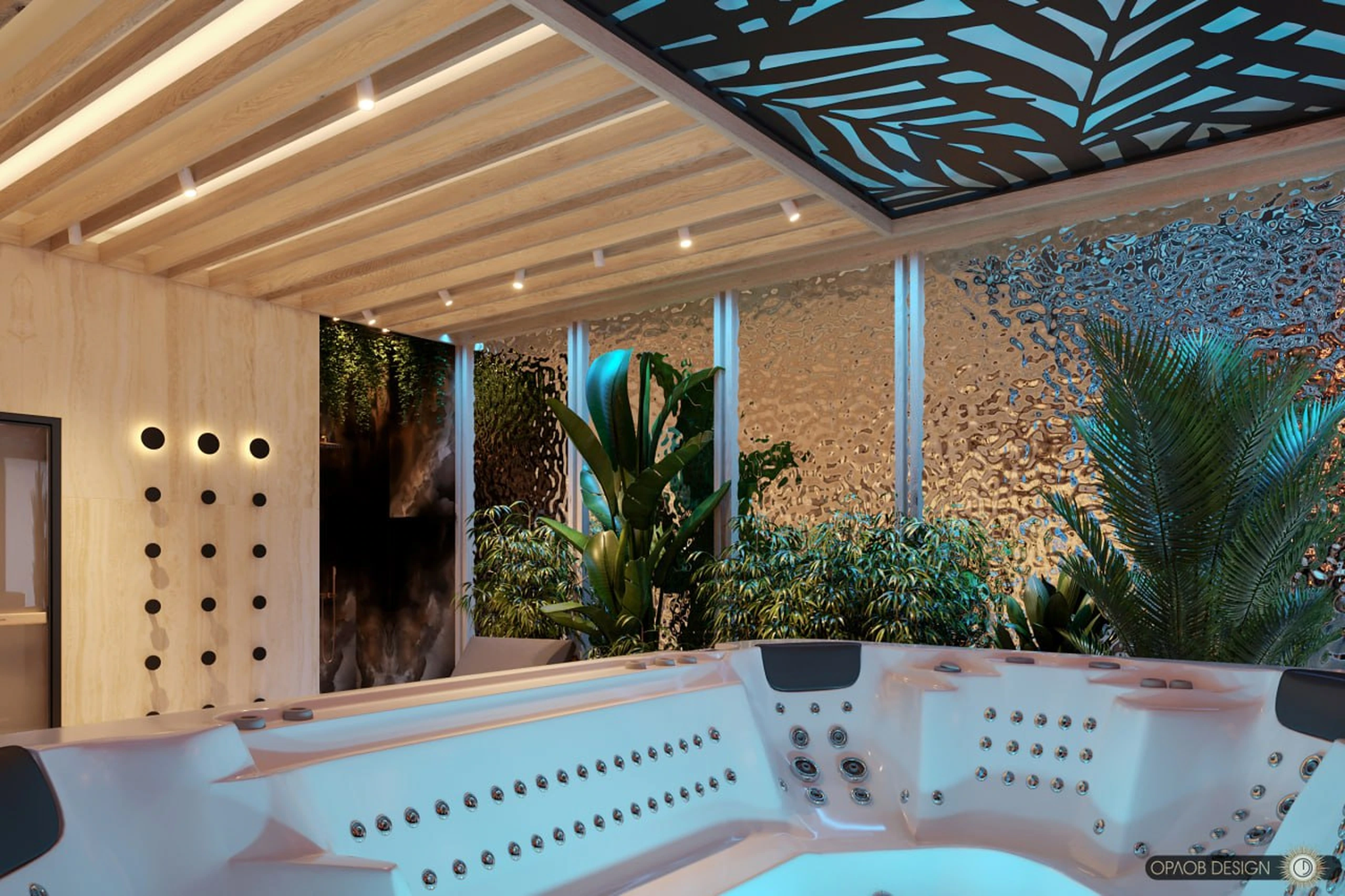 SPA-пространство с подсветкой · ракурс 10